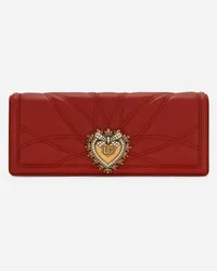 Dolce & Gabbana Borsa Devotion In Nappa Matelassé - Donna Borse A Spalla E Tracolla Rosso Pelle Rosso