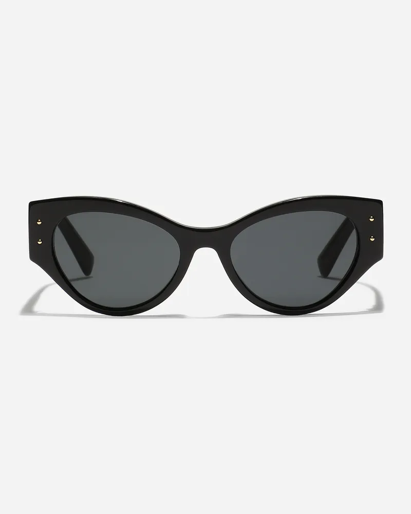 Dolce & Gabbana Occhiali Da Sole Dg Logo Plaque - Donna Novità Nero Acetato Generic