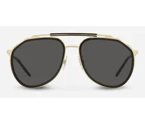 Madison Sunglasses - Uomo Icons Oro E Nero Lucido