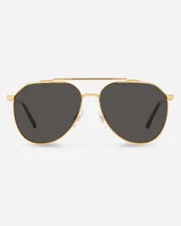 Dolce & Gabbana Diagonal Cut Sunglasses - Uomo Icons Oro Generic