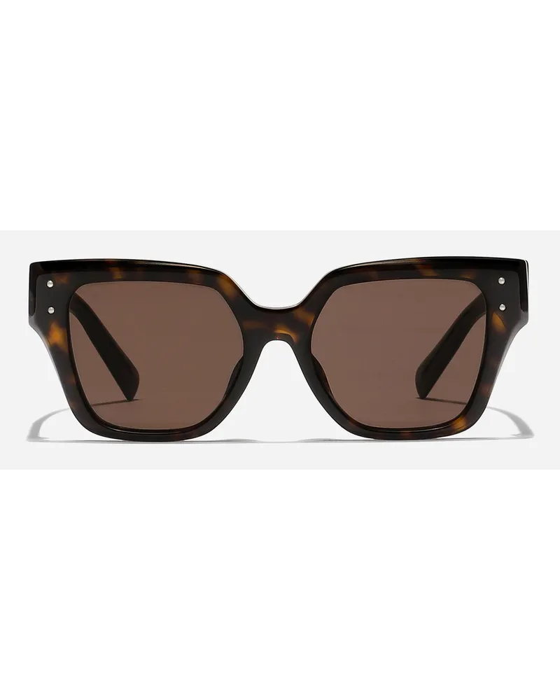 Dolce & Gabbana Occhiali Da Sole Dg Sharped - Donna Occhiali Da Sole Marrone Acetato Generic