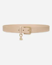 Dolce & Gabbana Dg Charm Belt - Donna Cinture Rosa Pelle Rosa