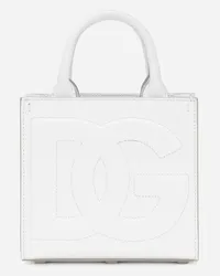 Dolce & Gabbana Dg Daily Mini Shopper - Donna Borse Shopping Bianco Pelle Bianco