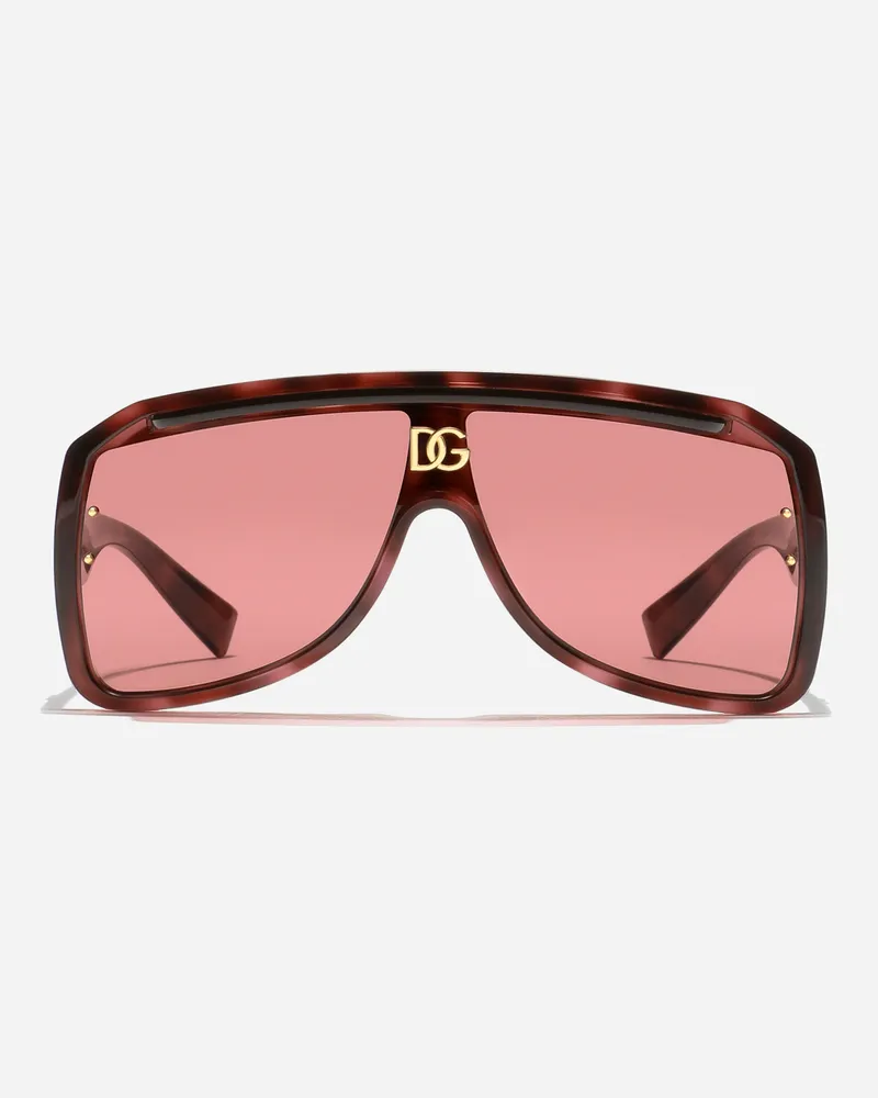 Dolce & Gabbana Occhiali Da Sole Dg Crossed - Donna Novità Avana Rosa Generic