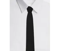 Cravatta Pala 8cm In Seta Jacquard Con Logo Dg - Uomo Cravatte E Pochette Nero Seta