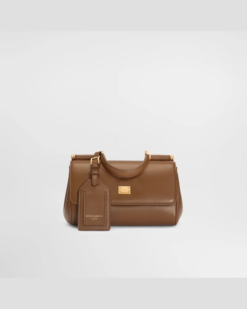 Dolce & Gabbana Borsa A Mano My Sicily - Donna Borse A Mano Marrone Caramello
