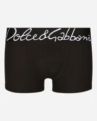 Dolce & Gabbana Boxer Regular Cotone Stretch - Uomo Intimo E Loungewear Marrone Marrone