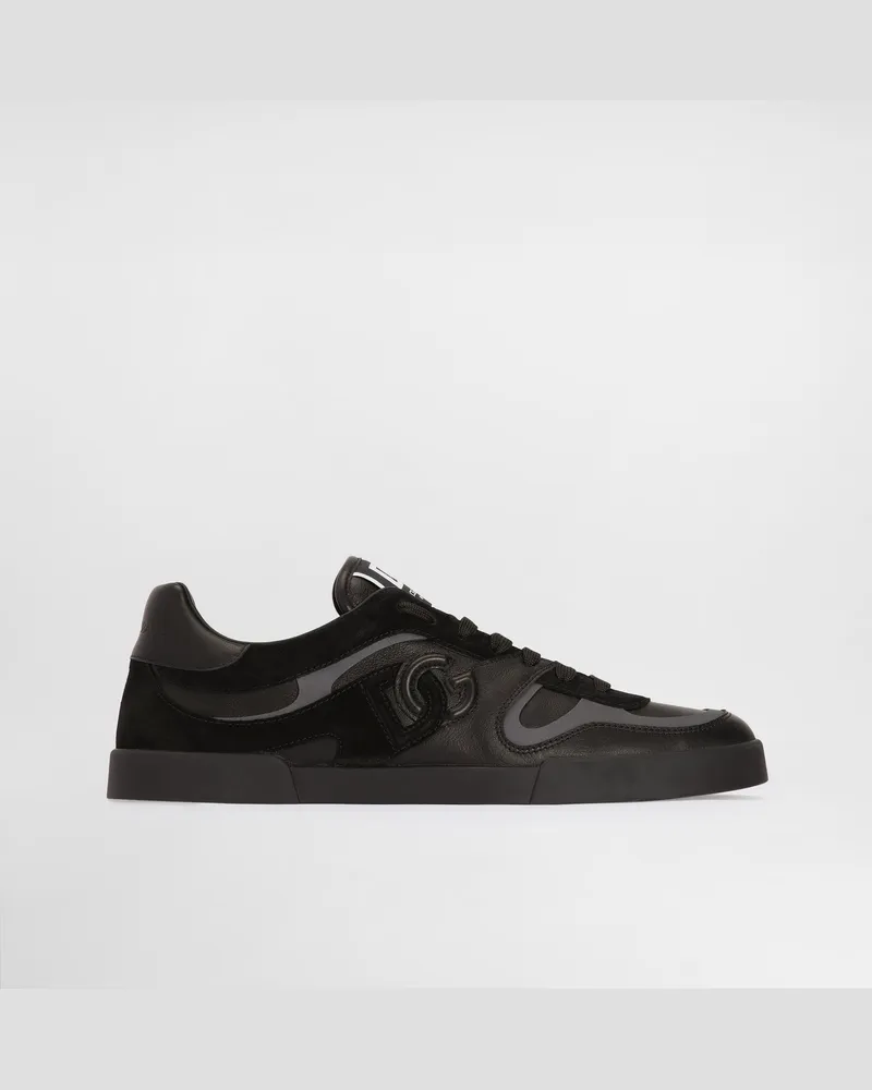 Dolce & Gabbana Sneaker Portofino In Pelle Di Vitello - Uomo Sneaker Nero Nero