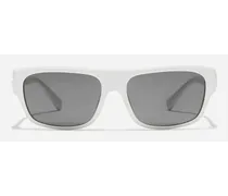 Dg Crossed Sunglasses - Uomo Novità Bianco Acetato