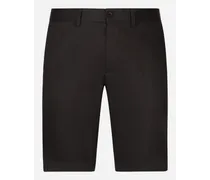 Bermuda In Cotone Stretch - Uomo Pantaloni E Shorts Blu
