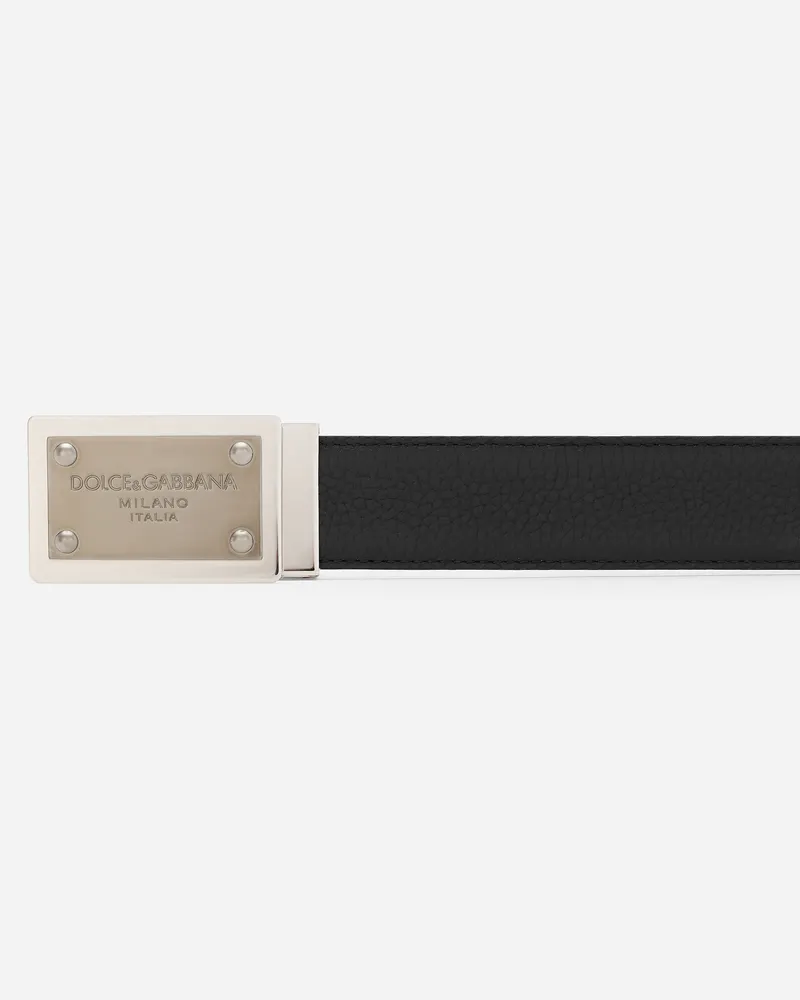 Dolce & Gabbana Fibbia Placca In Metallo - Uomo Cinture Argento Argento