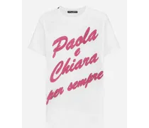 paola E Chiara Per Sempre" T-shirt - Uomo T-shirts E Polo Multicolore Cotone