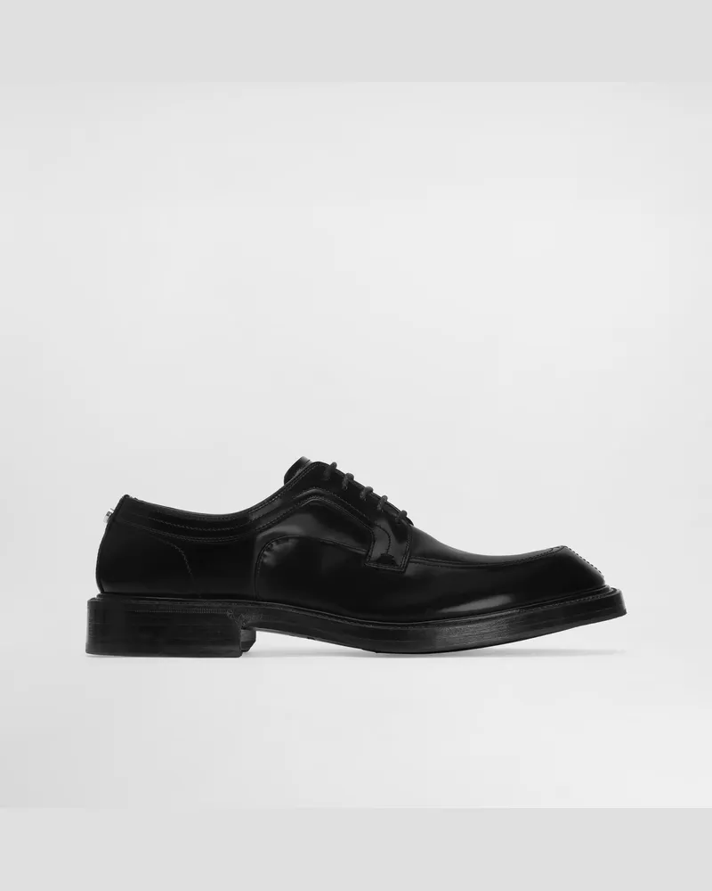 Dolce & Gabbana Derby In Pelle Di Vitello - Uomo Collection Nero Nero