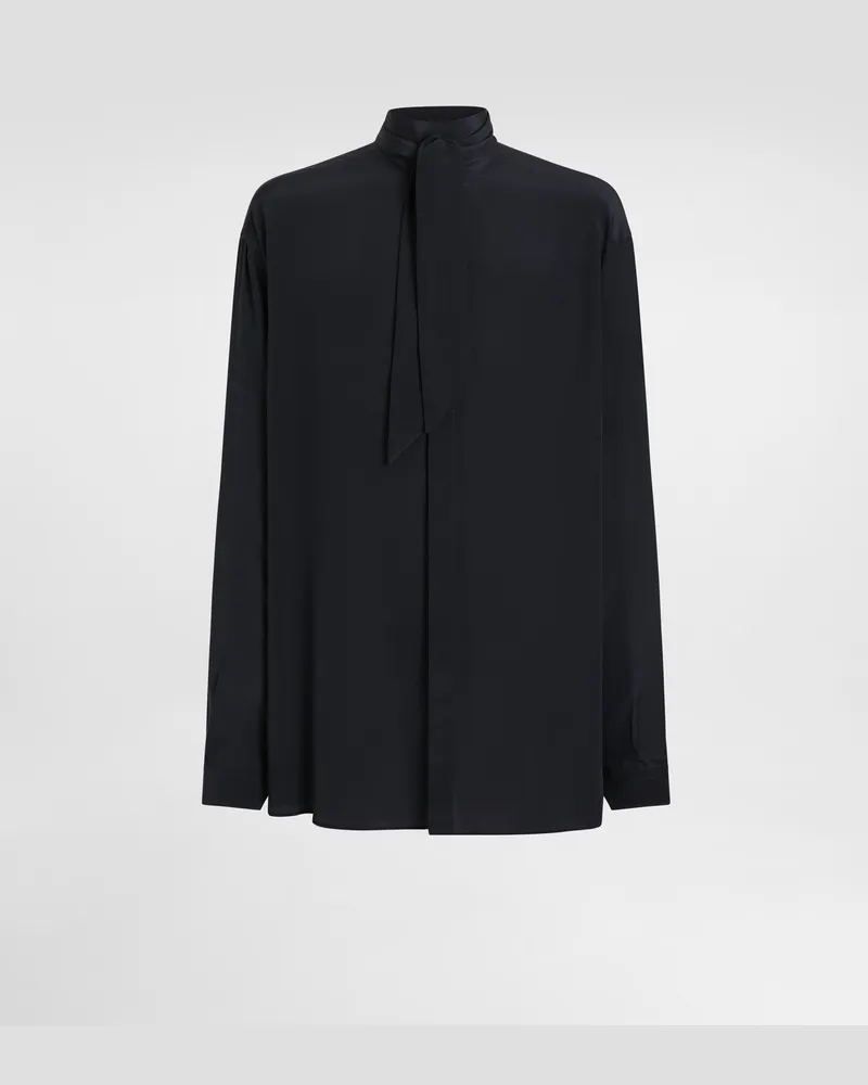 Dolce & Gabbana Camicia In Crêpe De Chine - Uomo Collection 