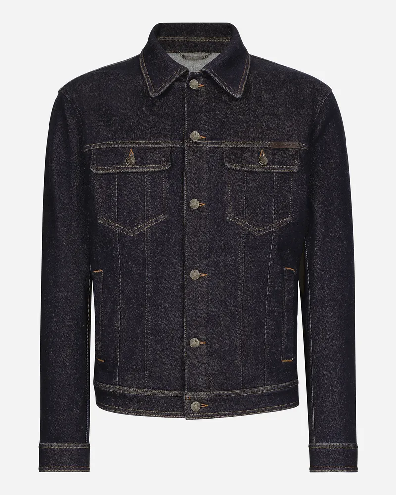 Dolce & Gabbana Giubbotto In Denim - Uomo Denim Multicolore Variante