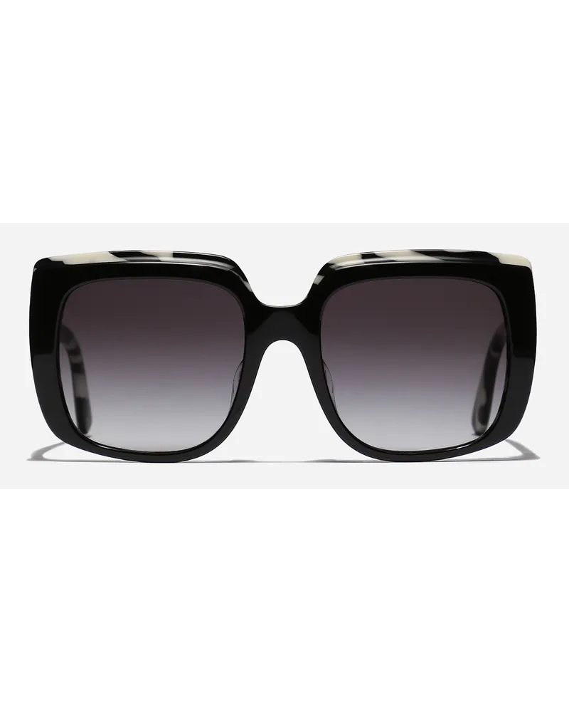 Dolce & Gabbana New Print Sunglasses - Donna Nero Su Zebra Generic