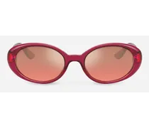 Re-edition Sunglasses - Donna Novità Fucsia Opalino Acetato