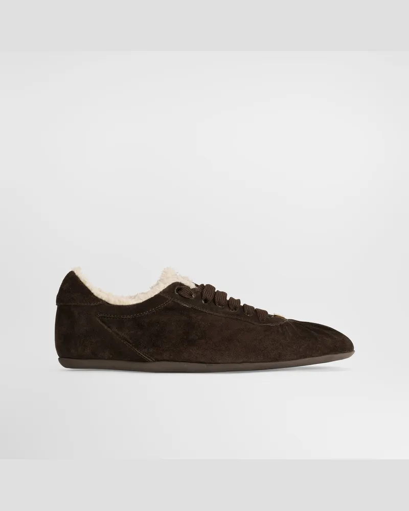 Dolce & Gabbana Sneaker Ballet In Suede - Donna Sneaker 