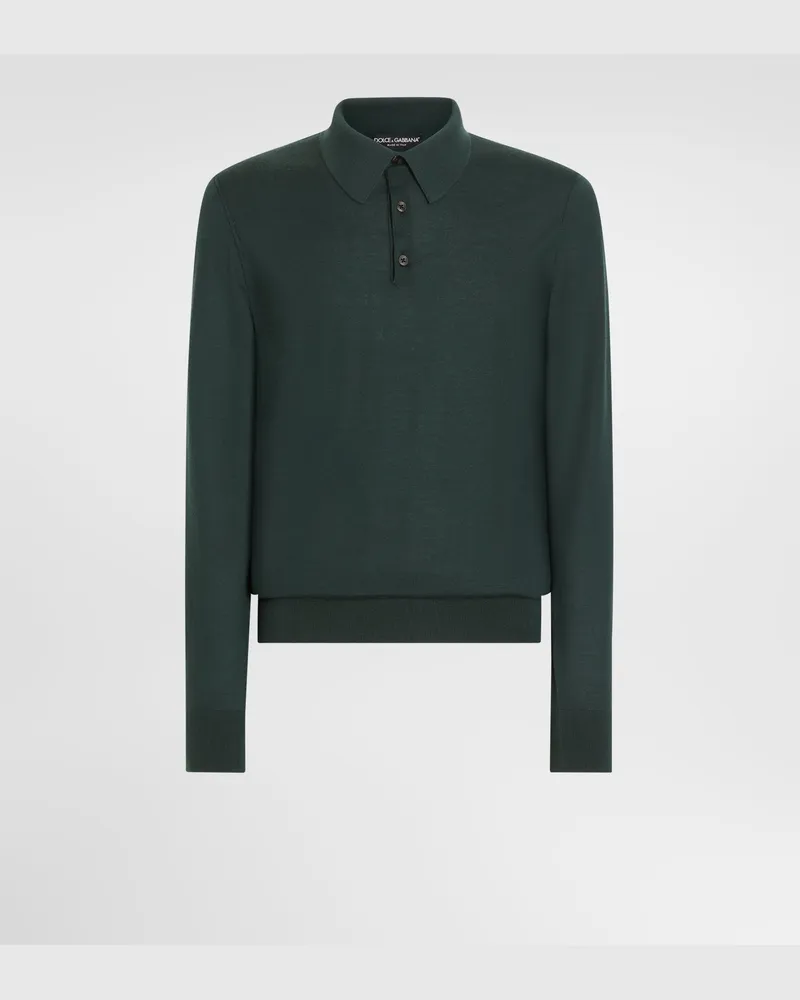 Dolce & Gabbana Polo In Cashmere - Uomo Maglieria 