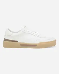 Dolce & Gabbana Sneaker New Roma In Pelle Di Vitello - Uomo Sneaker Bianco Bianco