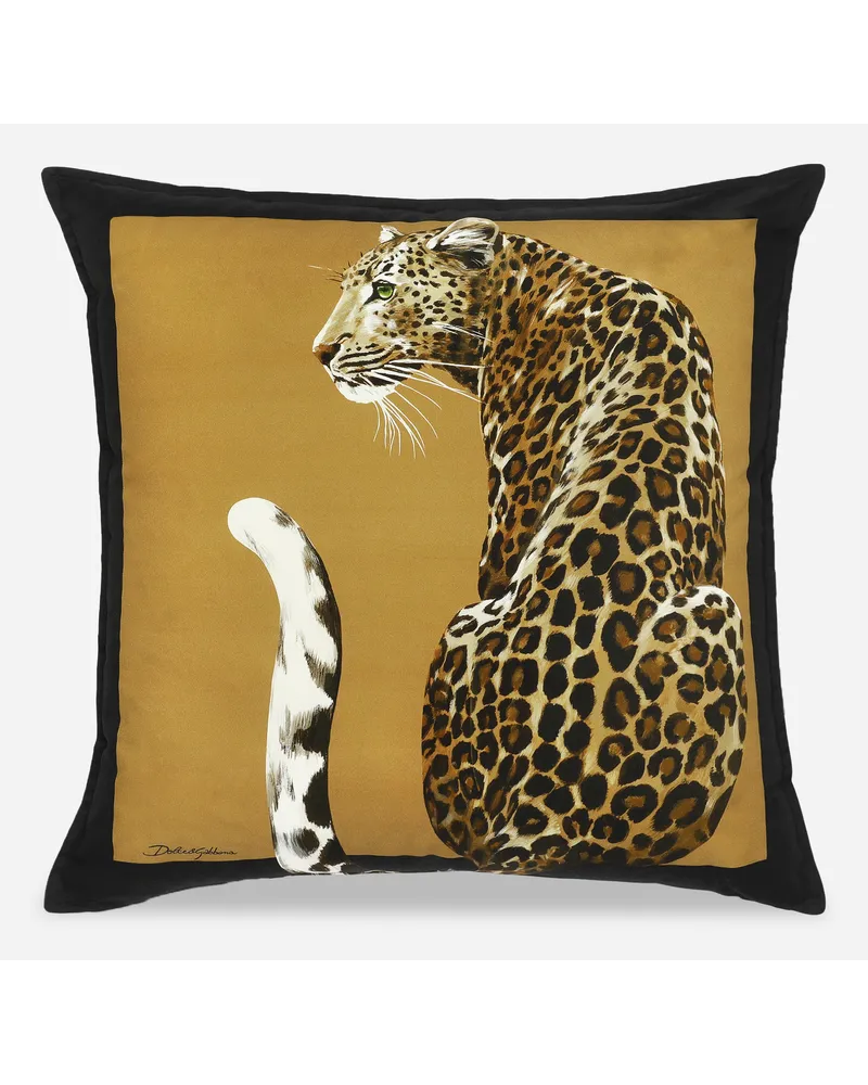 Dolce & Gabbana Canvas Cushion Large - Cuscini Grandi Multicolore Multicolore