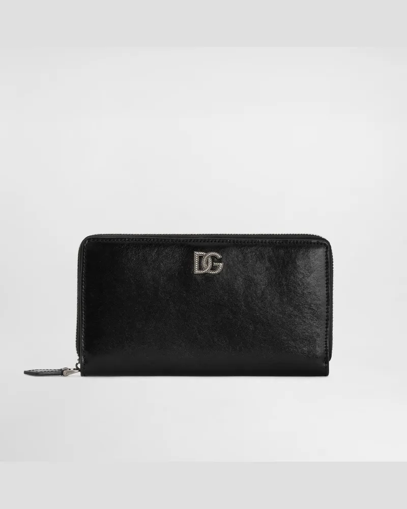 Dolce & Gabbana Portafoglio In Pelle Di Vitello Tempesta - Uomo Portafogli E Piccola Pelletteria Nero Nero