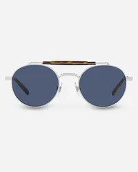 Dolce & Gabbana Diagonal Cut Sunglasses - Uomo Novità Argento Generic