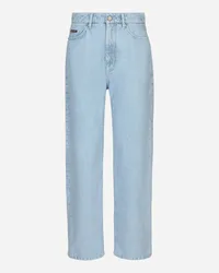 Dolce & Gabbana Jeans Boyfriend In Denim Di Cotone - Donna Denim Multicolore Variante