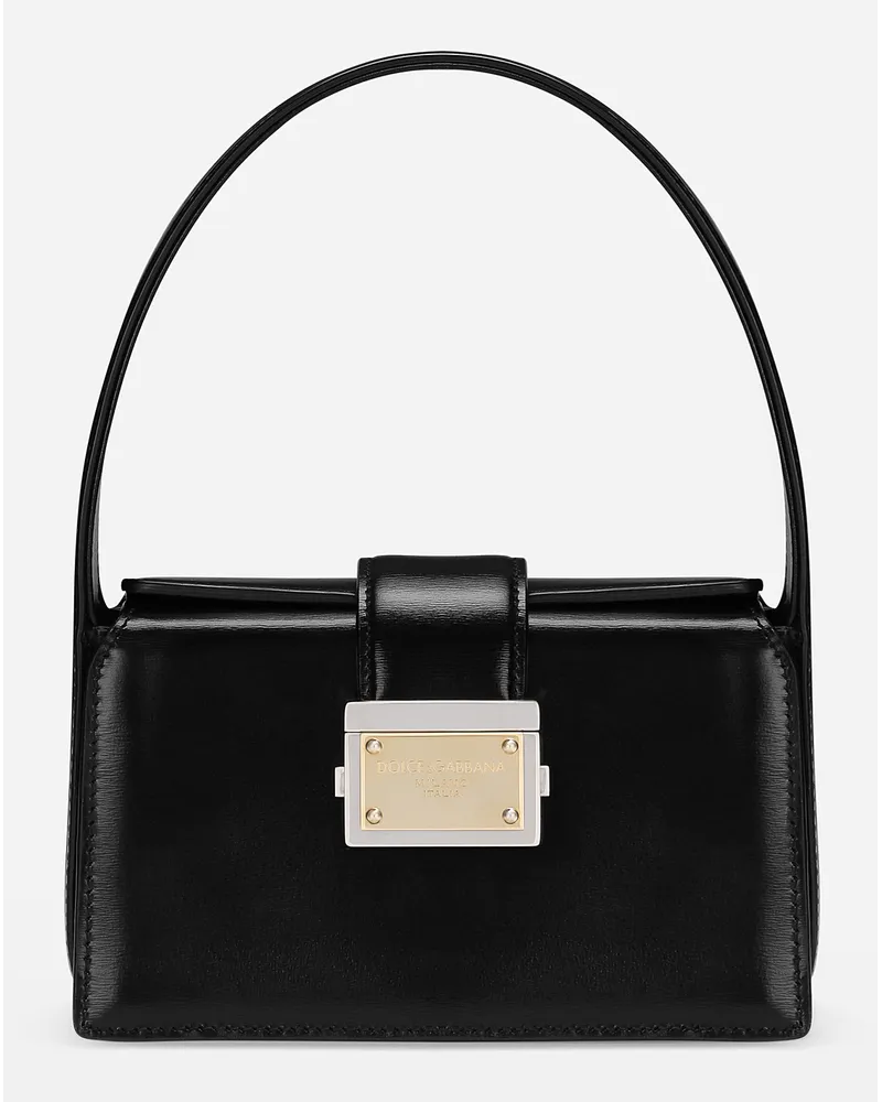Dolce & Gabbana Borsa A Mano Targa - Donna Borse A Mano Nero Nero