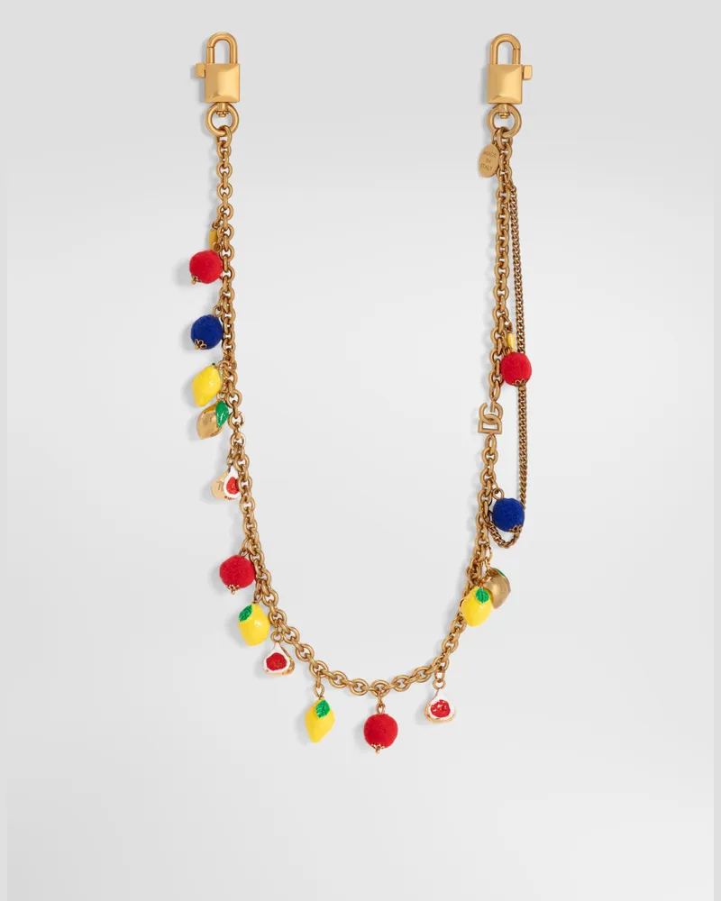 Dolce & Gabbana Tracolla A Catena Per Borse - Donna Accessori Per Borse E Tracolle Multicolore Multicolor