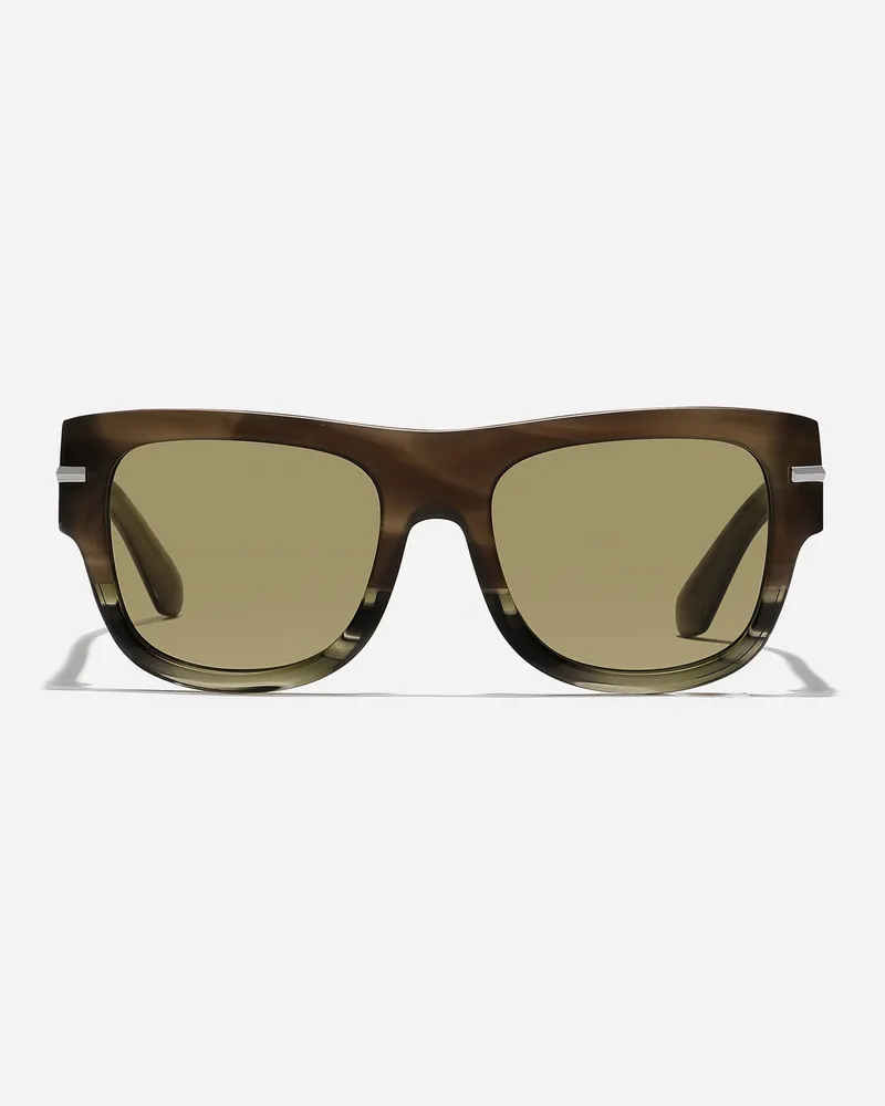 Dolce & Gabbana Occhiali Da Sole Dg Signature - Uomo Novità Avana Verde Generic