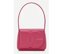 Dg Logo Bag Shoulder Bag - Donna Borse A Spalla E Tracolla Lilla Pelle