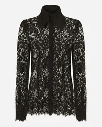 Dolce & Gabbana Lace Shirt - Donna Camicie E Top Nero Nero