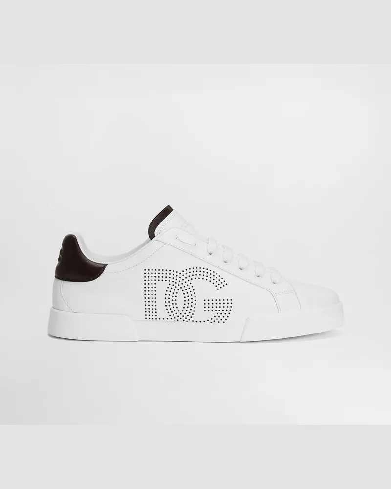 Dolce & Gabbana Sneaker Strobel Portofino Light In Pelle Di Vitello Nappato - Uomo Sneaker Multicolore Multicolore