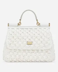 Dolce & Gabbana Borsa A Mano Sicily Grande - Donna Borse A Mano Bianco Bianco