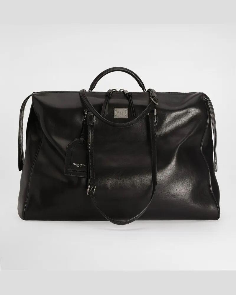 Dolce & Gabbana Borsa Vittoria In Pelle Di Vitello - Uomo Borse A Tracolla Nero Nero