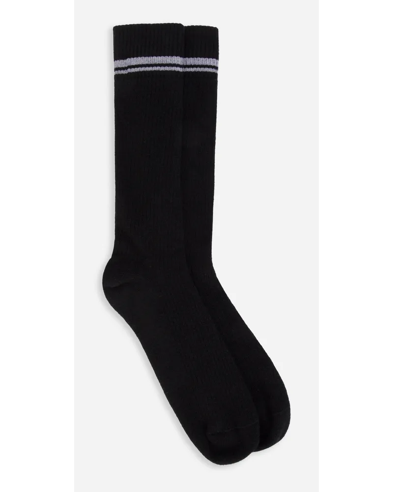 Dolce & Gabbana Stretch Cotton Socks With Jacquard Dg Logo - Uomo Calze Multicolore Variante