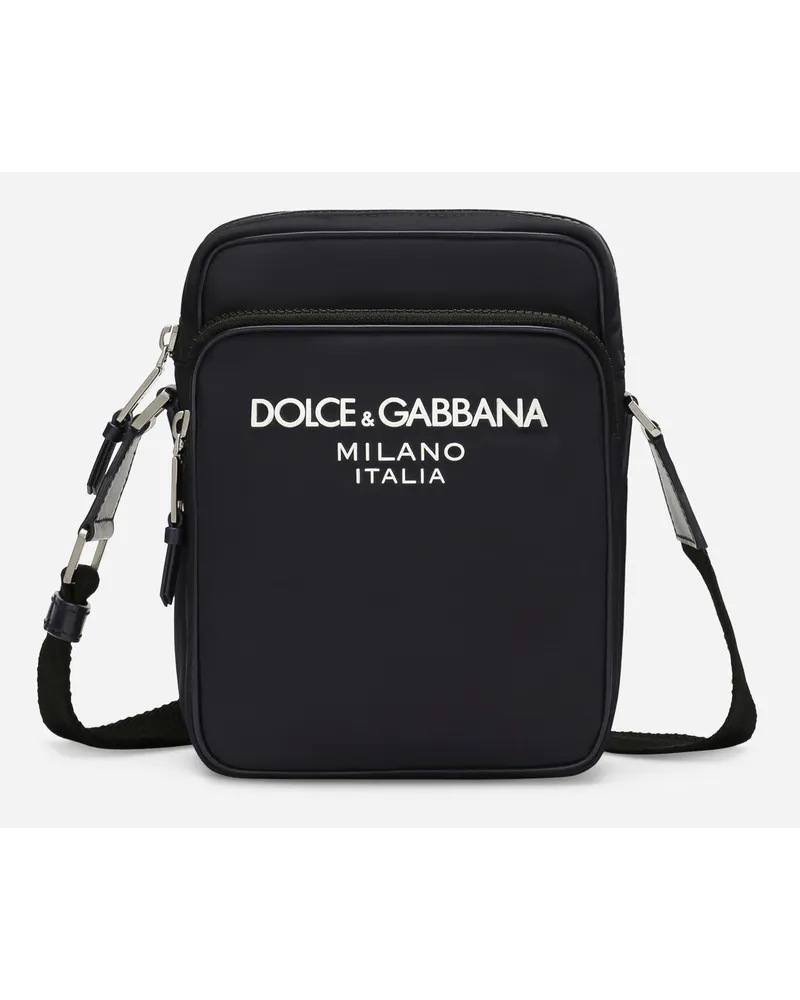 Dolce & Gabbana Borsa A Tracolla In Nylon - Uomo Borse A Tracolla Blu Nylon Blu