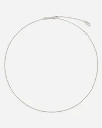 Dolce & Gabbana Catena Rolò In Oro Bianco 18kt - Donna Collane Bianco Bianco