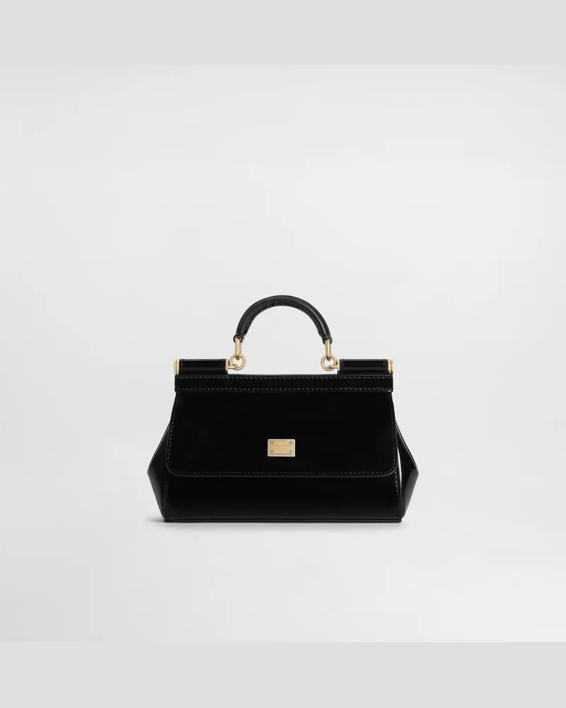 Dolce & Gabbana Borsa A Mano Sicily Piccola - Donna Borse A Mano Nero Nero