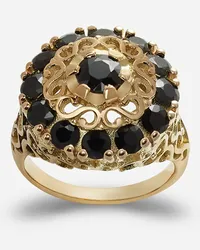 Dolce & Gabbana Anello A Rosone Con Zaffiri - Donna Jewelry Oro Oro