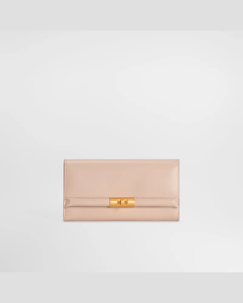 Dolce & Gabbana Portafoglio Marlene In Pelle Di Vitello - Donna Portafogli E Piccola Pelletteria Beige Beige