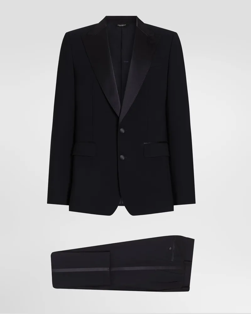 Dolce & Gabbana Abito Tuxedo Sicilia Light Monopetto In Lana - Uomo Collection Blu Blu