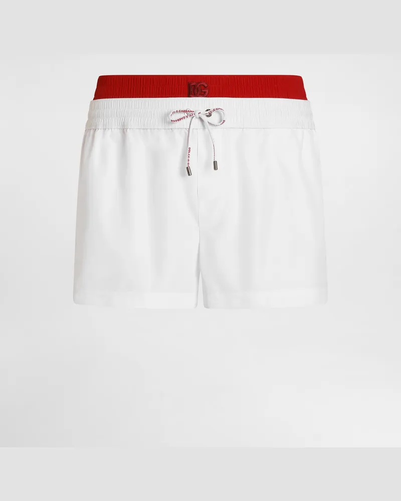 Dolce & Gabbana Boxer Da Mare Corto - Uomo Beachwear Multicolore Multicolore