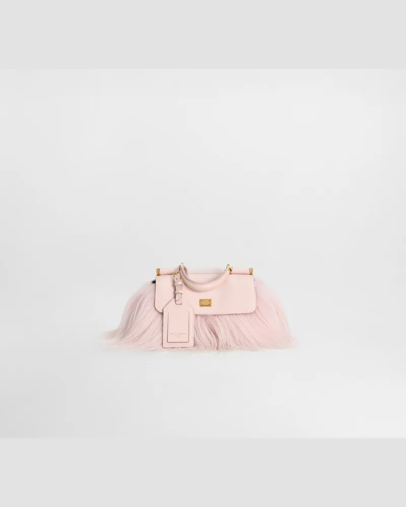 Dolce & Gabbana Borsa A Mano My Sicily Mini In Kidassia E Pelle Di Vitello Plongé - Donna Borse A Mano Multicolore Multicolore