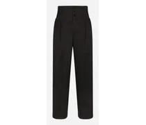 Pantalone Sartoriale In Cotone - Uomo Pantaloni E Shorts Nero