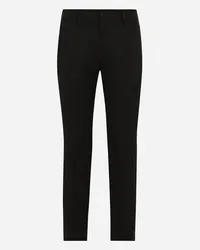 Dolce & Gabbana Pantalone In Sallia Di Lana Stretch - Uomo Pantaloni E Shorts Nero Nero