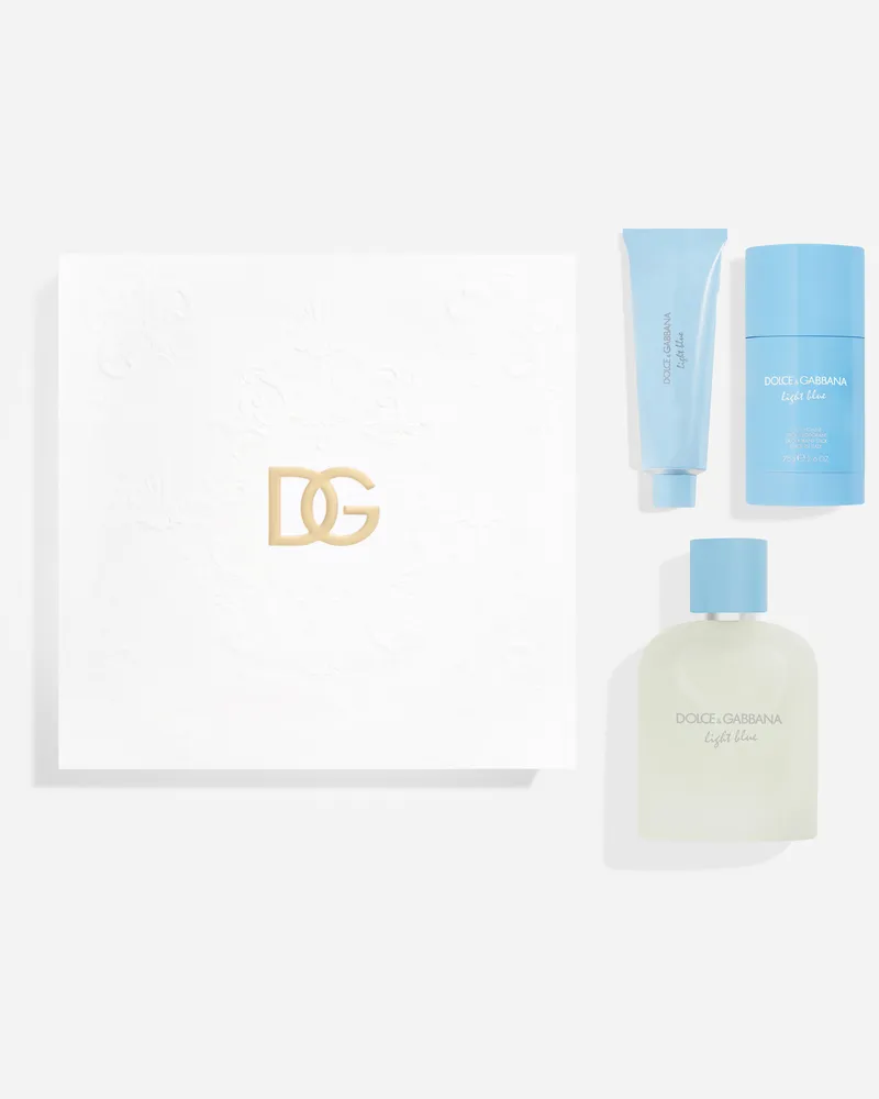 Dolce & Gabbana Light Blue Pour Homme Edt Gift Set - Uomo Profumi Per Lui Generic