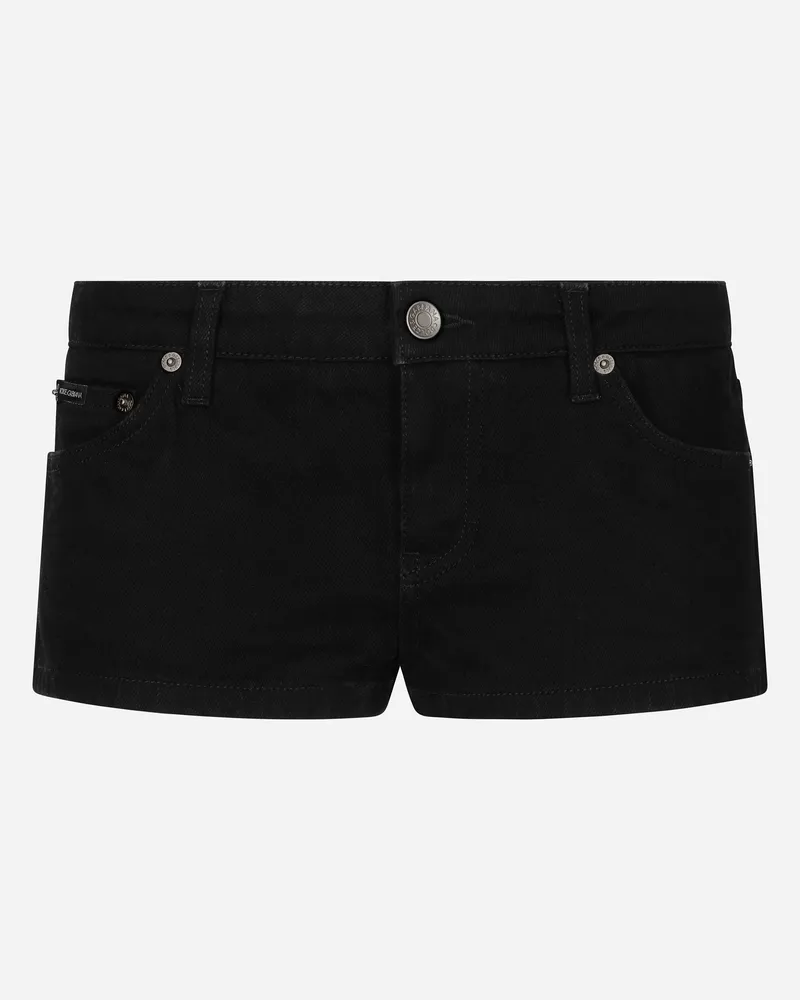 Dolce & Gabbana Shorts In Denim - Donna Denim Multicolore Variante