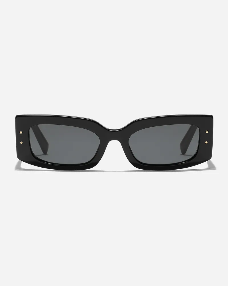 Dolce & Gabbana Occhiali Da Sole Dg Plaque - Donna Novità Nero Acetato Generic